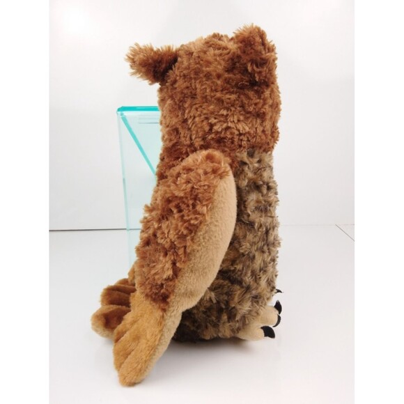 Wild Republic Great Horned Owl 12" Plush Stuffed Animal - Picture 2 of 9